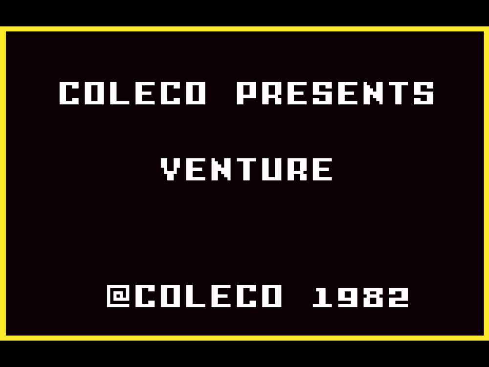 Title Screen of Venture for Intellivision